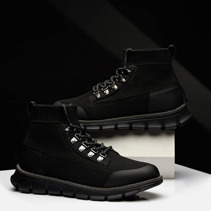 James Ankle Boots | Pull Tab, Eyelets Ankle Boots