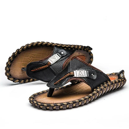 Men's flip-flops – Strap – Textured sole – Comfortable open toe