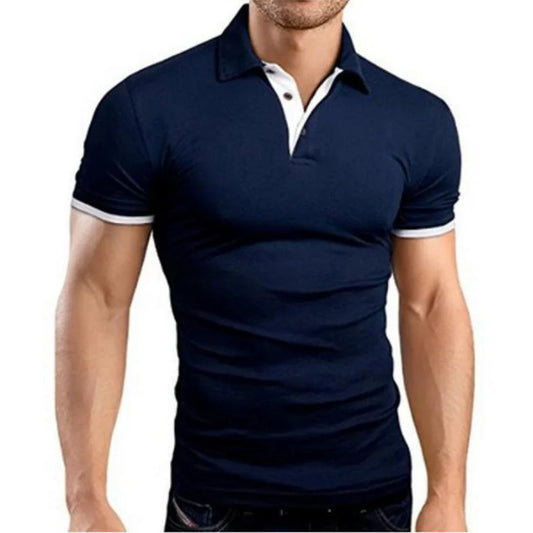Men's polo – Slim fit – Short sleeves – Natural fibres – Casual style