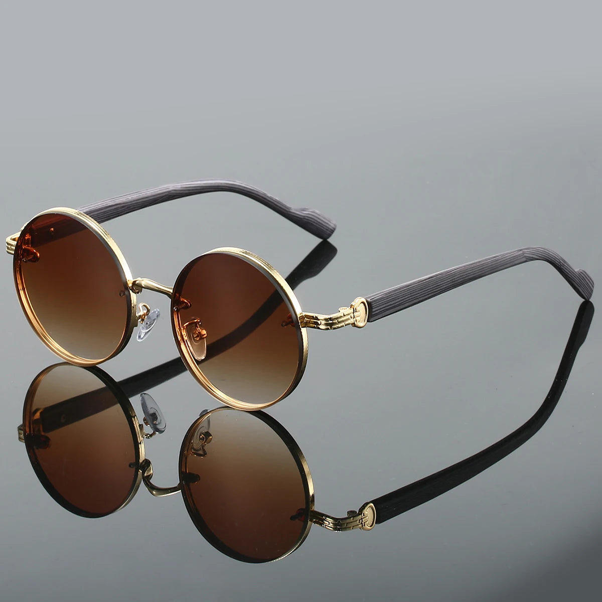 Francesco Round Sunglasses | Gradient Lenses Sunglasses