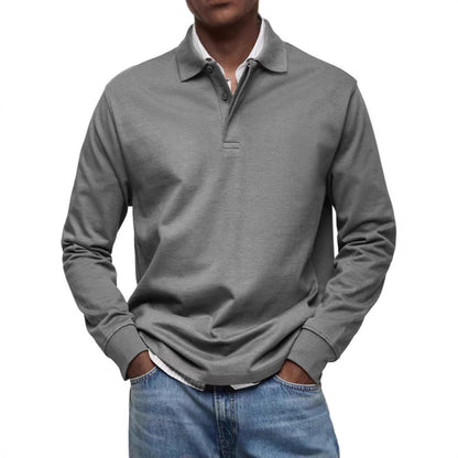 Men's shirt – Long sleeves – Relaxed fit – Breathable natural fibers