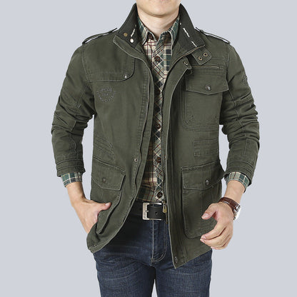 Men's utility jacket – Relaxed fit – Multi-pocket – Rugged workwear style