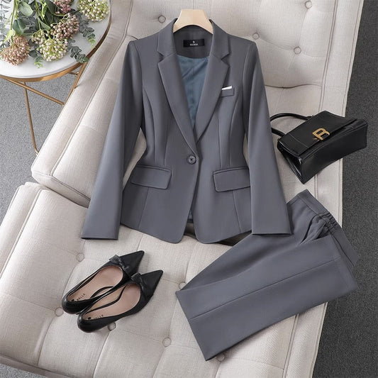 Veste femme – Coupe cintrée – Fermeture un bouton – Poches à rabat – Style formel