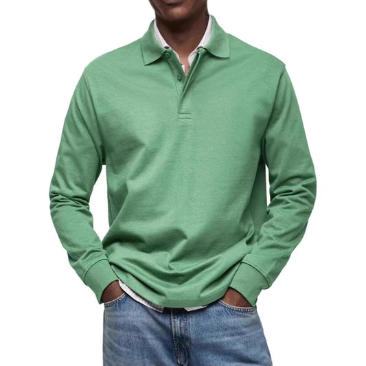 Men's shirt – Long sleeves – Relaxed fit – Breathable natural fibers