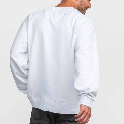 Sweatshirt homme – Coupe décontractée – Tissu doux respirant – Col rond côtelé
