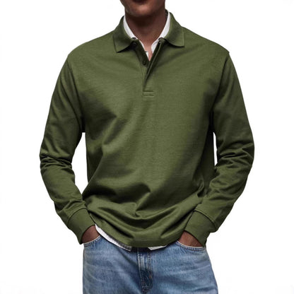 Men's shirt – Long sleeves – Relaxed fit – Breathable natural fibers