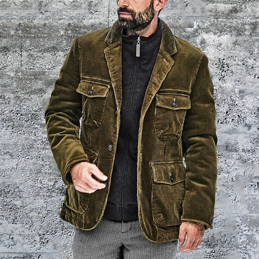 Men's jacket – Slim fit – Notched lapel – Flap pockets