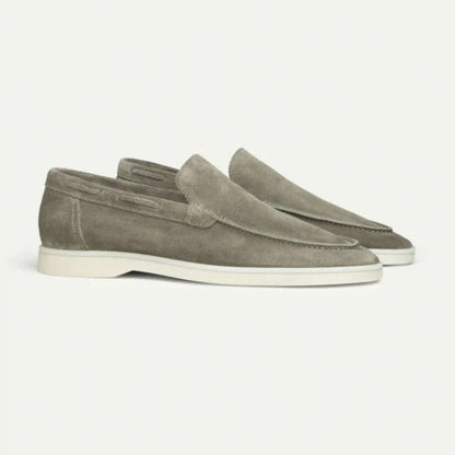 Men's loafers – Classic moc toe – Elegant style – Comfortable flat sole
