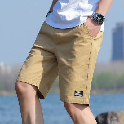 Men's shorts – Relaxed fit – Knee length – Breathable cotton fabric