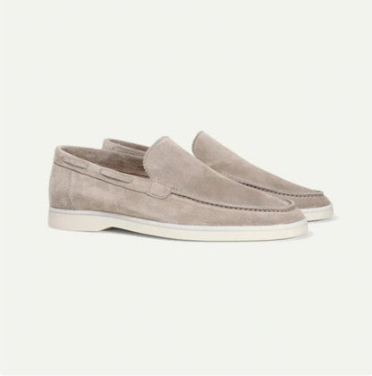 Men's loafers – Classic moc toe – Elegant style – Comfortable flat sole