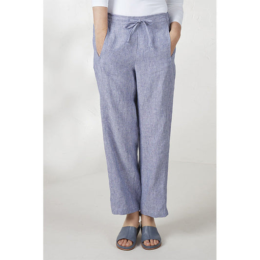 Women's Pants – Loose Fit – Drawstring Waist – Breathable Fabric – Ankle Length