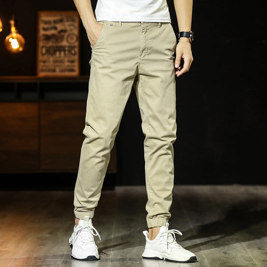 Men's Jogger Pants – Tapered Cut – Elastic Waist – Tapered Ankles – Breathable Fabric