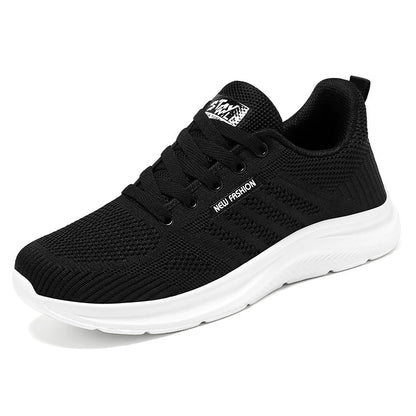 Women's running shoes – Lightweight sole – Low-top lace-up design