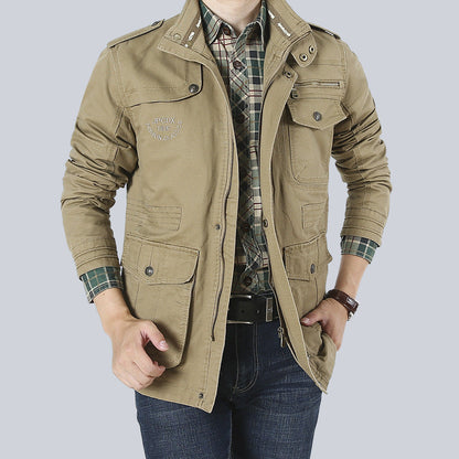 Men's utility jacket – Relaxed fit – Multi-pocket – Rugged workwear style
