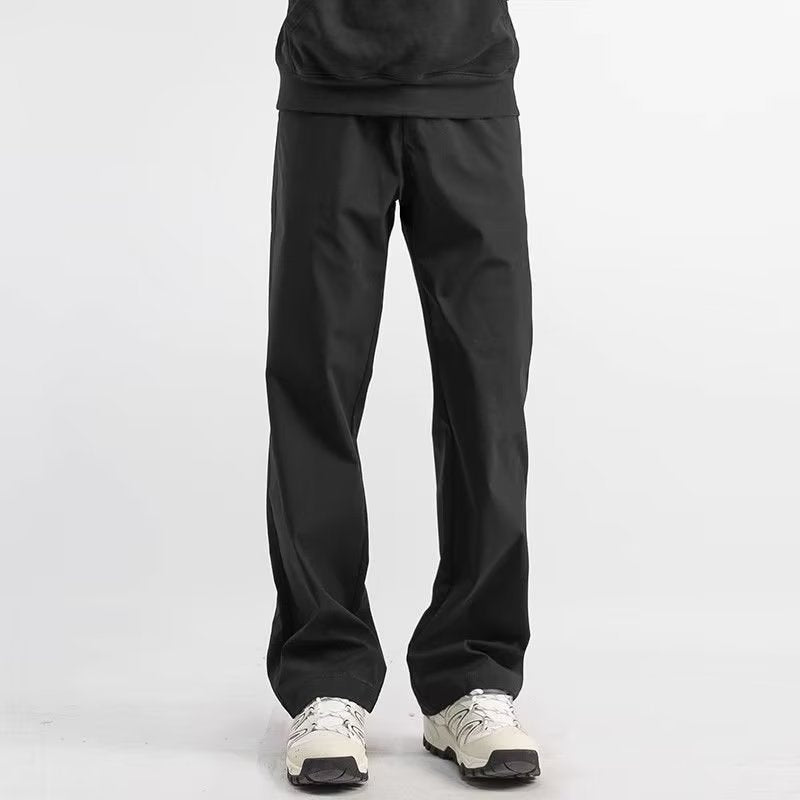 Men's casual pants – Straight cut – Breathable fabric – Loose comfortable fit