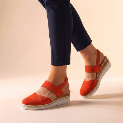 Platform Wedge Espadrille Sandals for Women – Orthopedic Support & Comfort