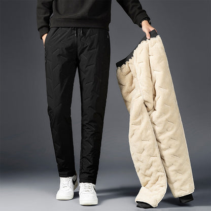 Elijah Fleece Tapered Joggers | Quilted, Zipper Pockets Joggers
