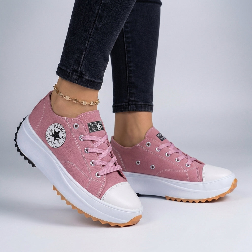 Orthopedic Platform Sneakers for Women – Ergonomic Comfort & Support