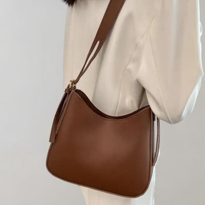 Paola Leather Crescent Crossbody Bag | Compact Crossbody Bag