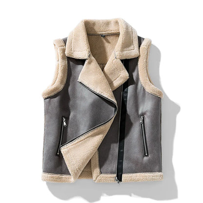 Ethan Velvet Vest | Insulated Winter Stand-Collar Vest