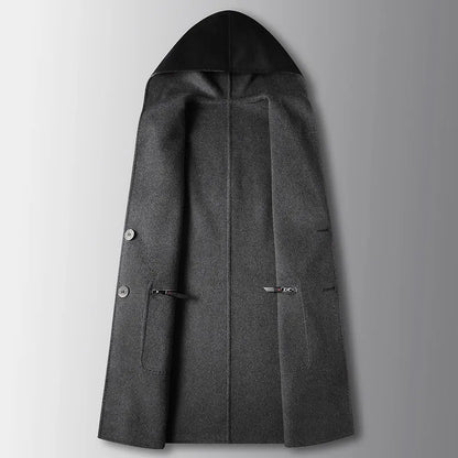 Ethan Hooded Coat | Reversible, Knee-Length Coat