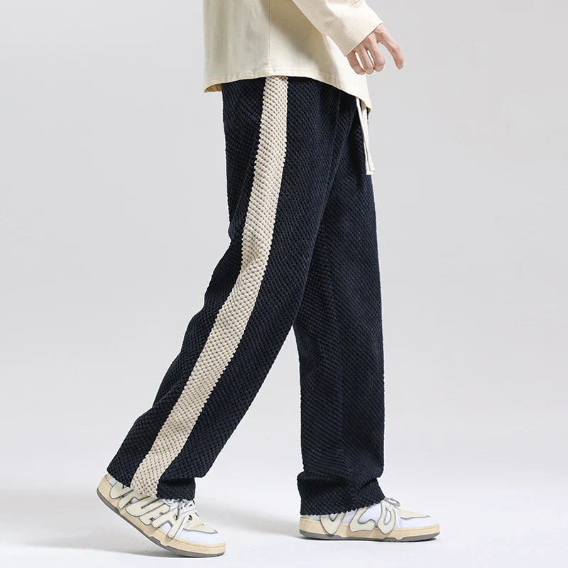 Teddy Relaxed Fit Trousers | Drawstring Waist Trousers