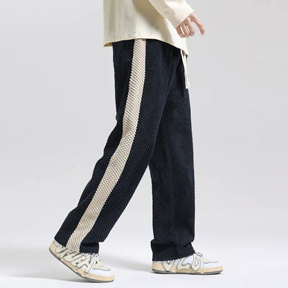 Teddy Relaxed Fit Trousers | Drawstring Waist Trousers