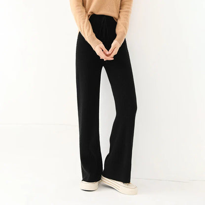 Martina Wide-Leg Lounge Pants | Drawstring Waist Lounge Pants