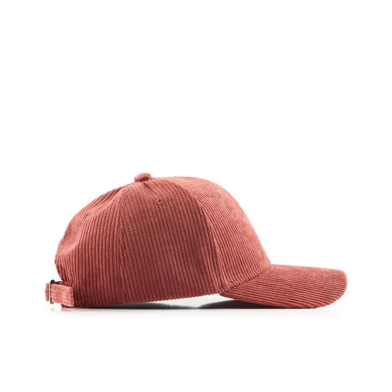 Daniel Adjustable Baseball Cap | Ribbed Solid Color Baseball Cap