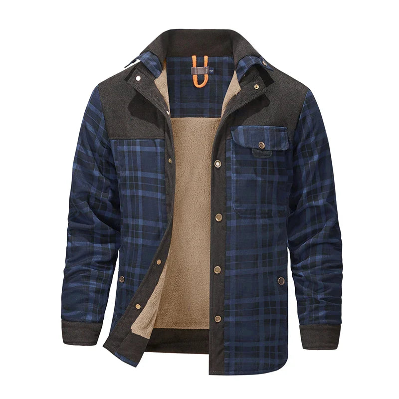 Jaxon Fleece Relaxed Fit Shirt Jacket | Plaid Shirt Jacket