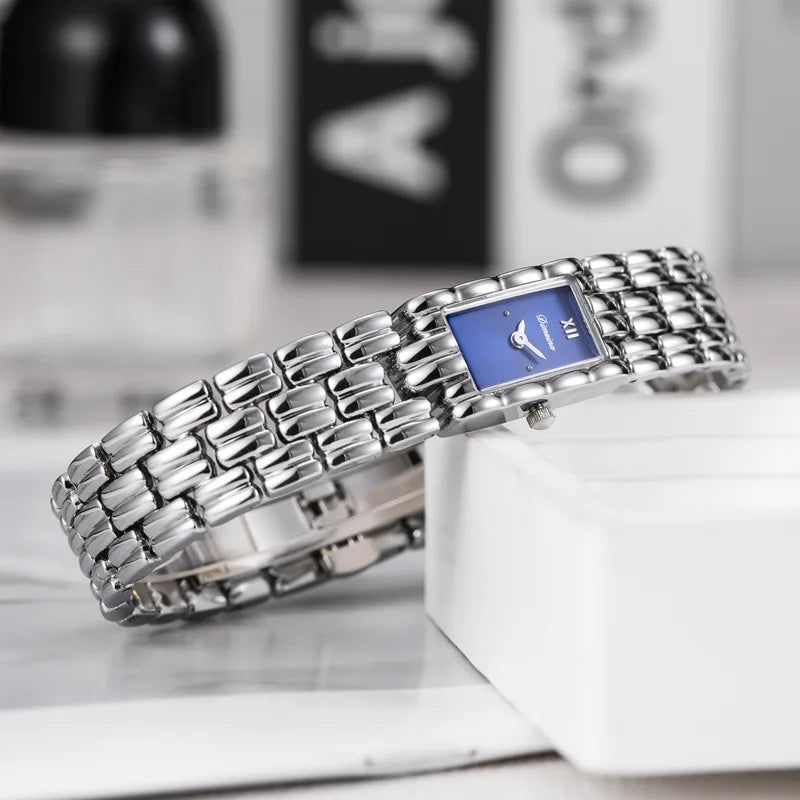 Veronica Rectangle Wristwatch | Roman Dial Rectangle Wristwatch