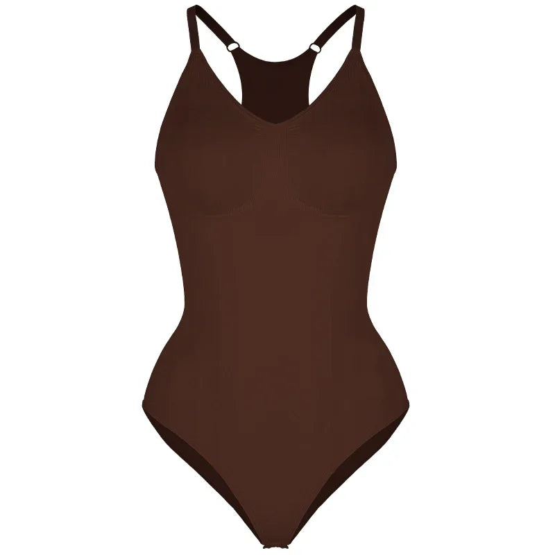 Women's bodysuit – Seamless sculpting – Tummy control – Shaping racerback