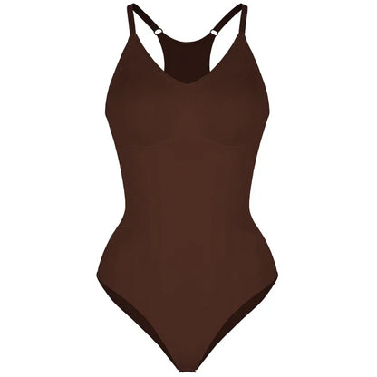 Women's bodysuit – Seamless sculpting – Tummy control – Shaping racerback