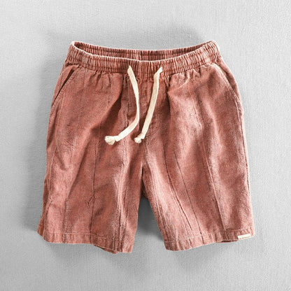 Men's shorts – Relaxed fit – Breathable fabric – Elastic waistband with drawstring