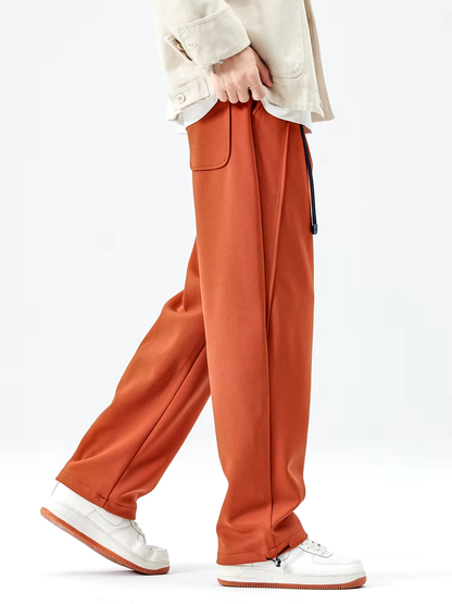 Alfie Relaxed Fit Sweatpants | Belted Pockets Sweatpants