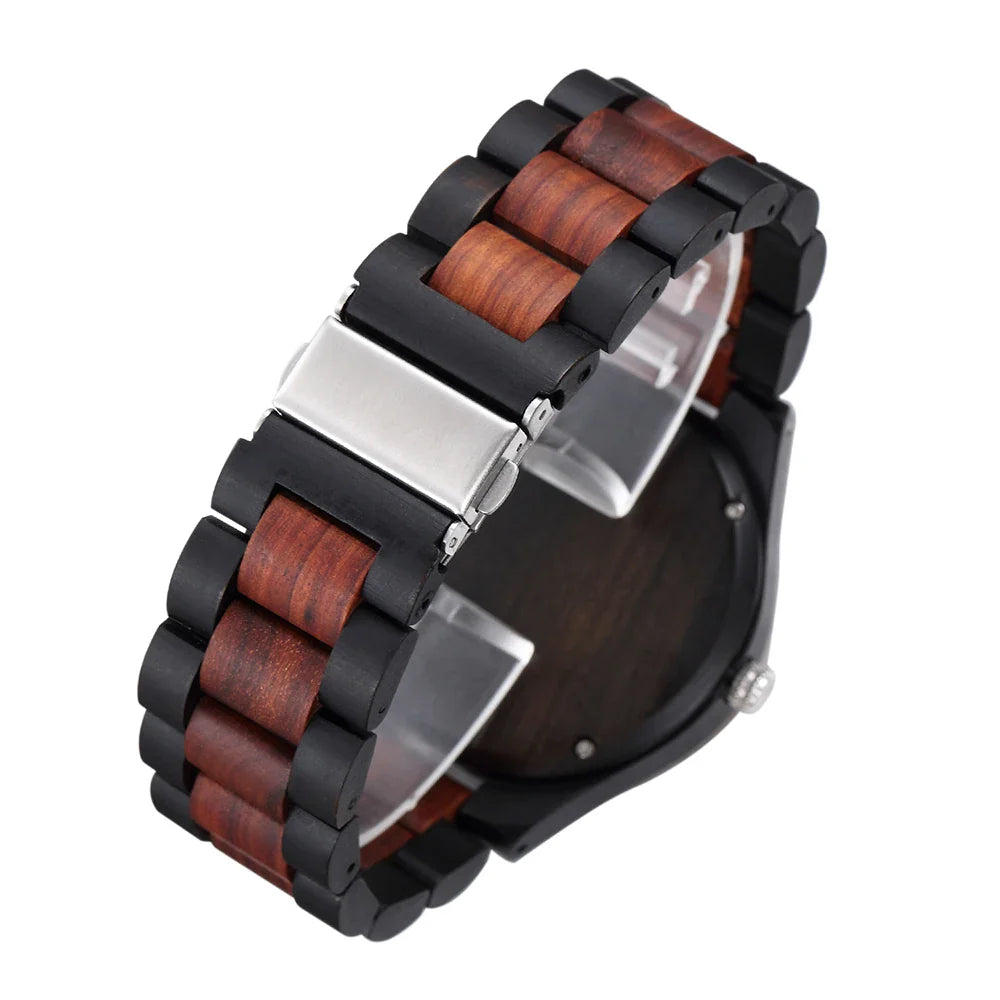 Max Skeleton Wristwatch | Wooden Case, Wooden Strap Wristwatch