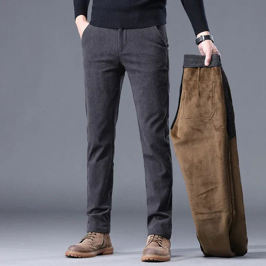 Michael Winter Fleece-Lined Pants | Warm Casual Trousers