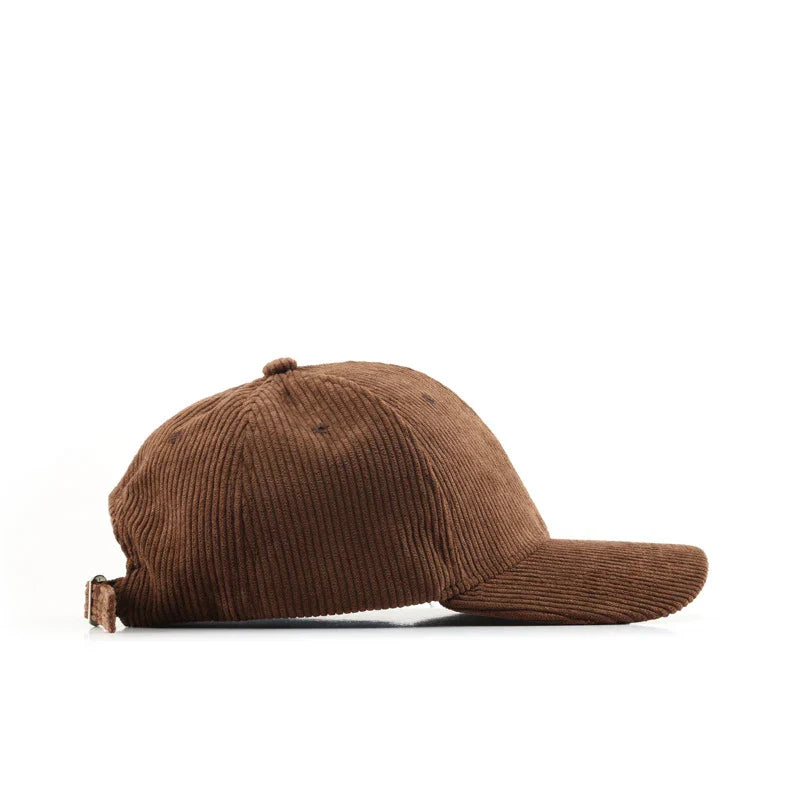 Daniel Adjustable Baseball Cap | Ribbed Solid Color Baseball Cap