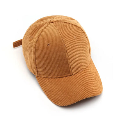 Daniel Adjustable Baseball Cap | Ribbed Solid Color Baseball Cap
