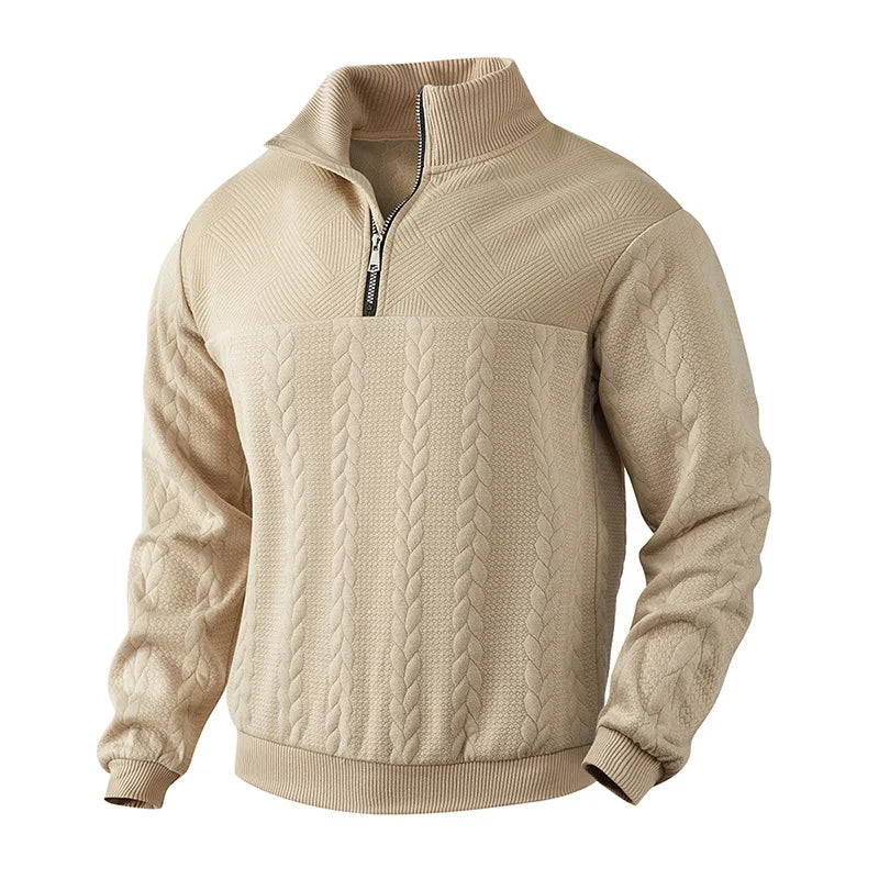 Alexander Relaxed Fit Quarter-Zip Sweater | Quarter-Zip Sweater