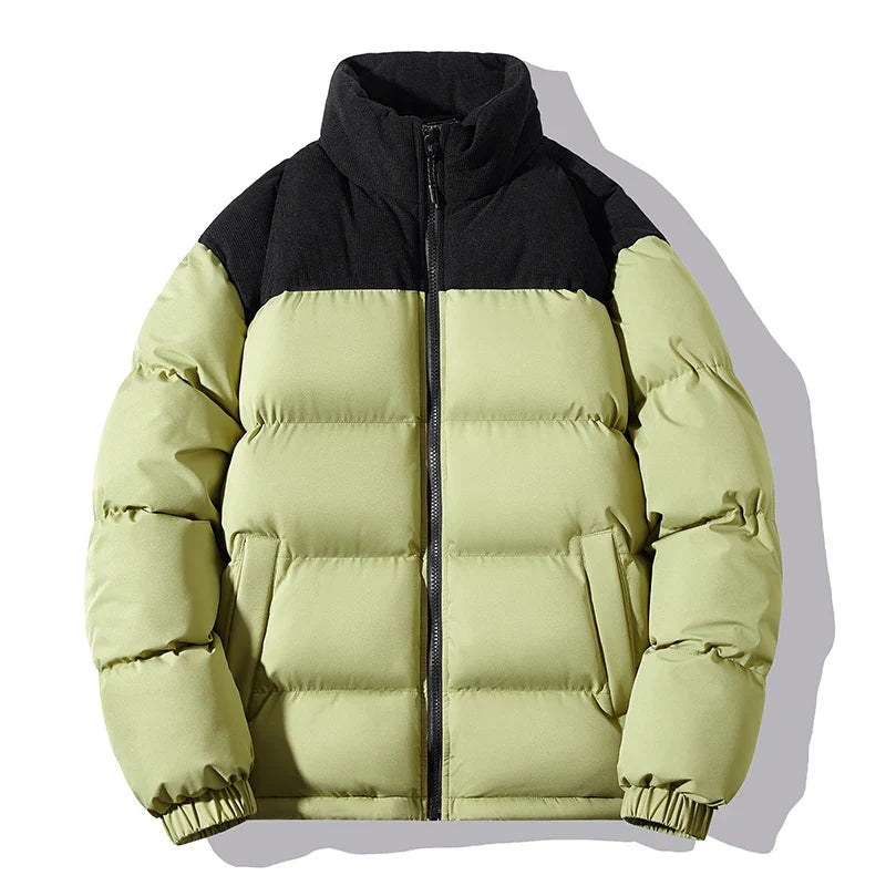 William Relaxed Fit Puffer Jacket | Color Block Jacket