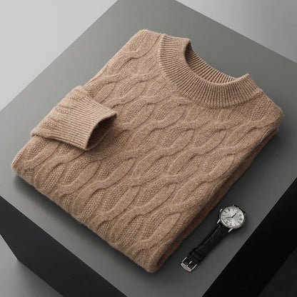 Joseph Regular Fit Mock Neck Sweater | Jacquard Knit Sweater