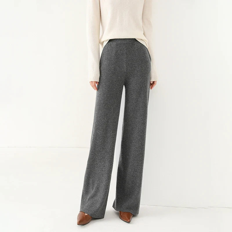 Beatrice Relaxed Fit Wide Leg Pants | Elastic Waist Pants