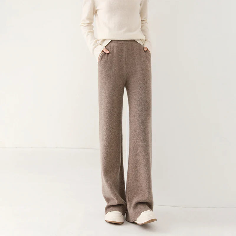 Beatrice Relaxed Fit Wide Leg Pants | Elastic Waist Pants