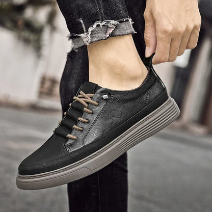 Sebastian Lace-Up Sneaker | Monogram Stacked Sole Sneaker
