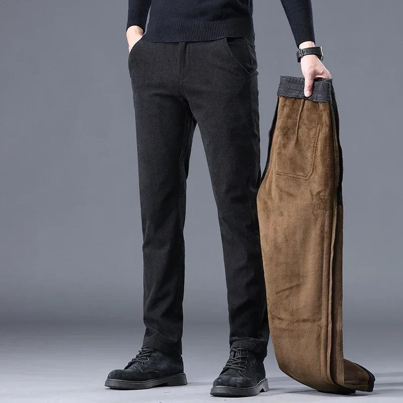 Michael Winter Fleece-Lined Pants | Warm Casual Trousers