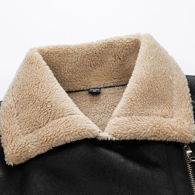 Ethan Velvet Vest | Insulated Winter Stand-Collar Vest