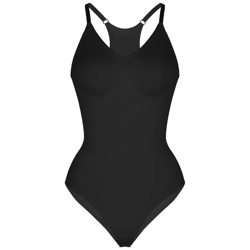 Women's bodysuit – Seamless sculpting – Tummy control – Shaping racerback