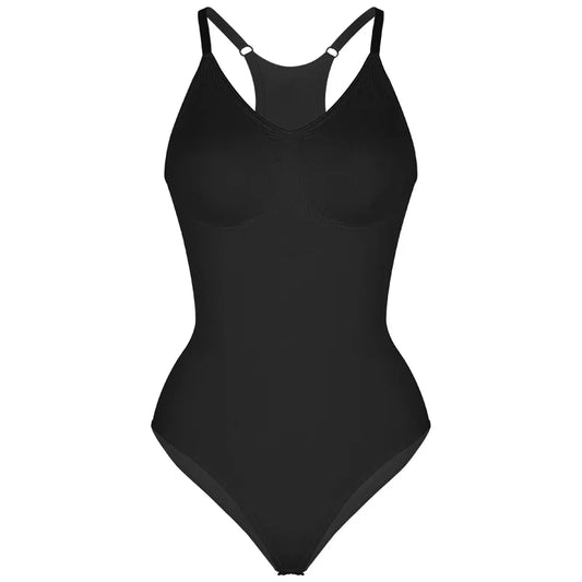 Women's bodysuit – Seamless sculpting – Tummy control – Shaping racerback