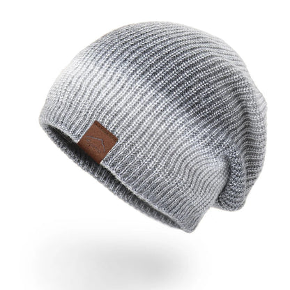 Sienna Relaxed Fit Beanie Hat | Ombré, Ribbed Beanie Hat